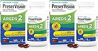 Vista 8 de PreserVision AREDS 2 - Suplemento vitamínico y mineral para los ojos, contiene luteína, vitamina C, zeaxantina, zinc y vitamina E, 120 cápsulas