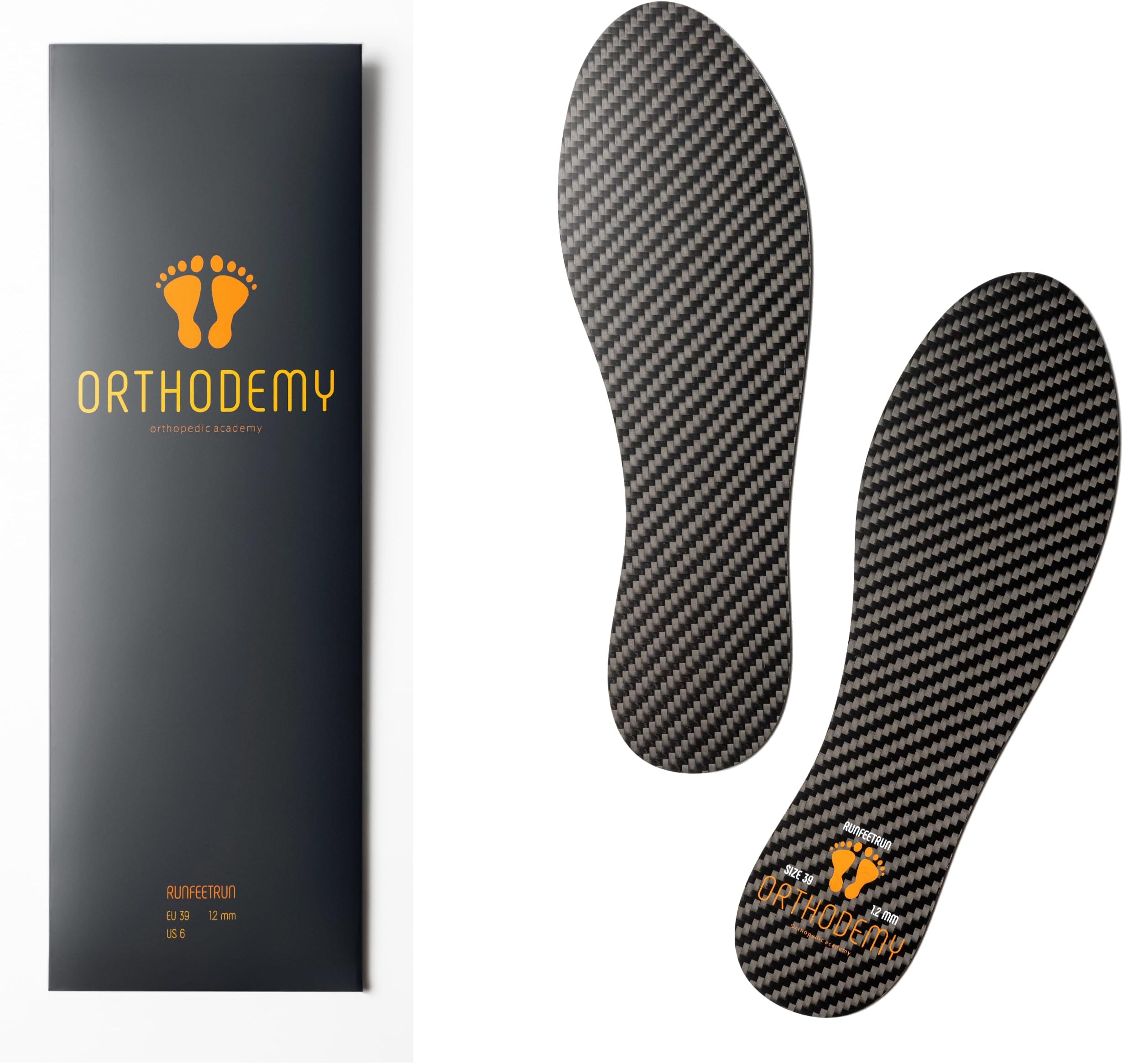 Carbon Fiber Insoles for Men Women for Hallux Rigidus