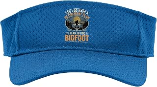 Yes I Do Have A Retirement Plan to Find Bigfoot Sport Sun Visor