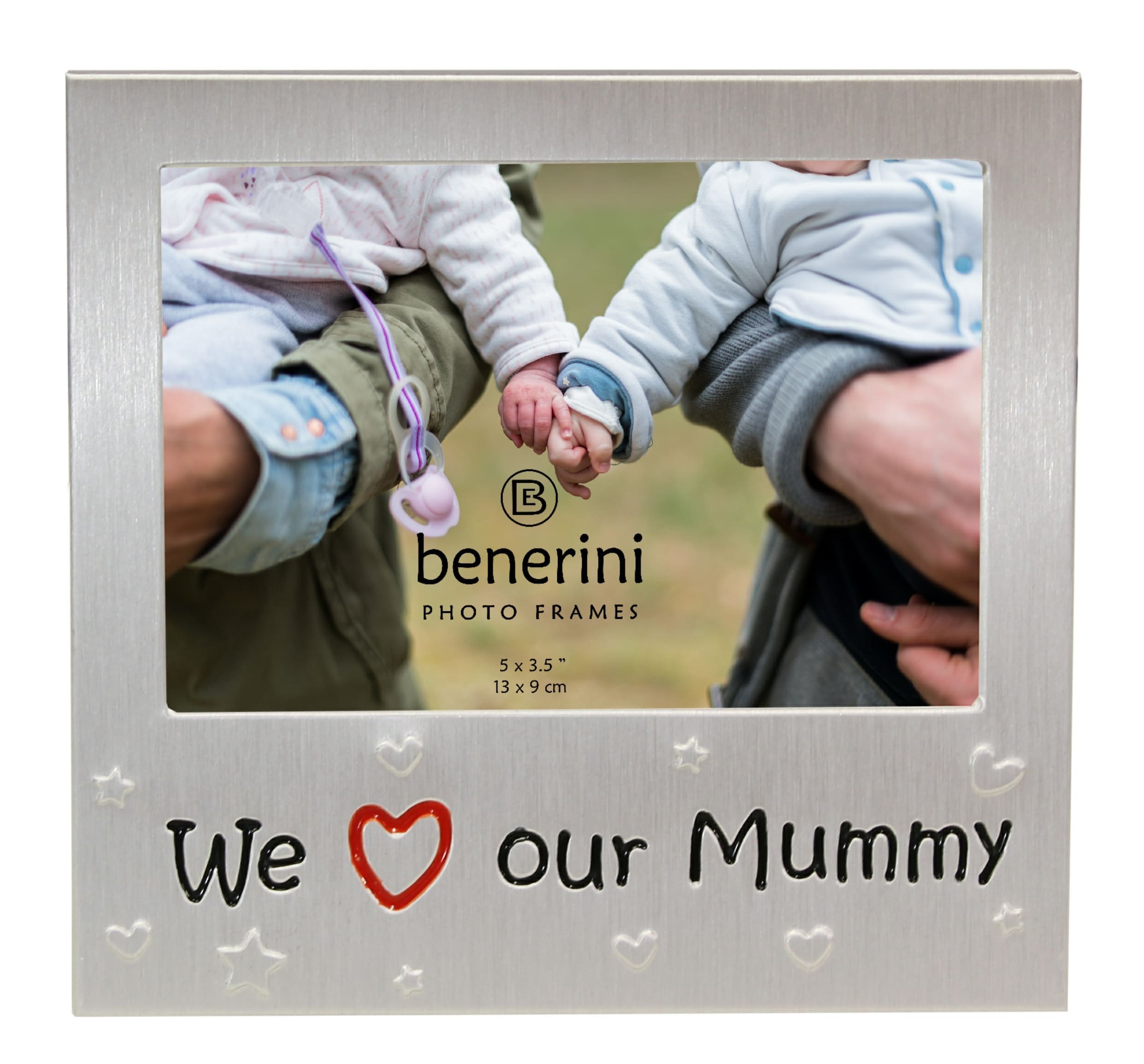 Personalised ' We Love Our Mummy ' - Photo Picture Frame Gift - 5 x 3.5 - Insert Your Own Photo in the Frame