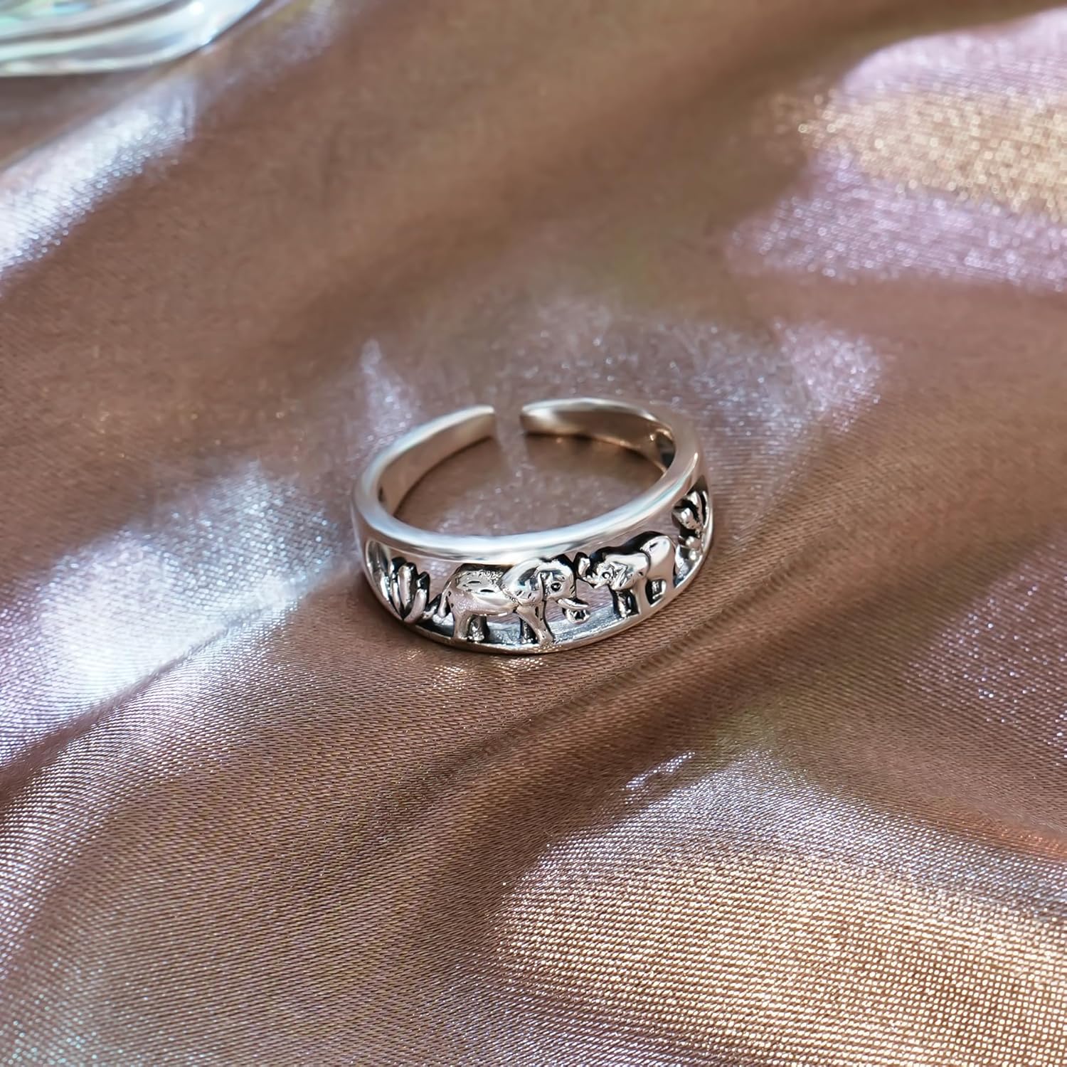 CHIC & ARTSY 925 Sterling Silver Open Rings for Women, Symbol & Theme Ring Includes Yin Yang, Moon, Compass, Skull, Celtic Knot & Ocean Style, Gothic Boho Nautical Jewelry - Image 4