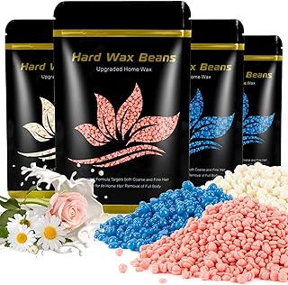 Hard Wax Beads for Hair-Removal - Sukh Brazilian Bikini Wax for Women Men Gentle on Skin, Moisturizing,Unisex for Back, Legs, Armpit, Bikini Line, Arms, Body