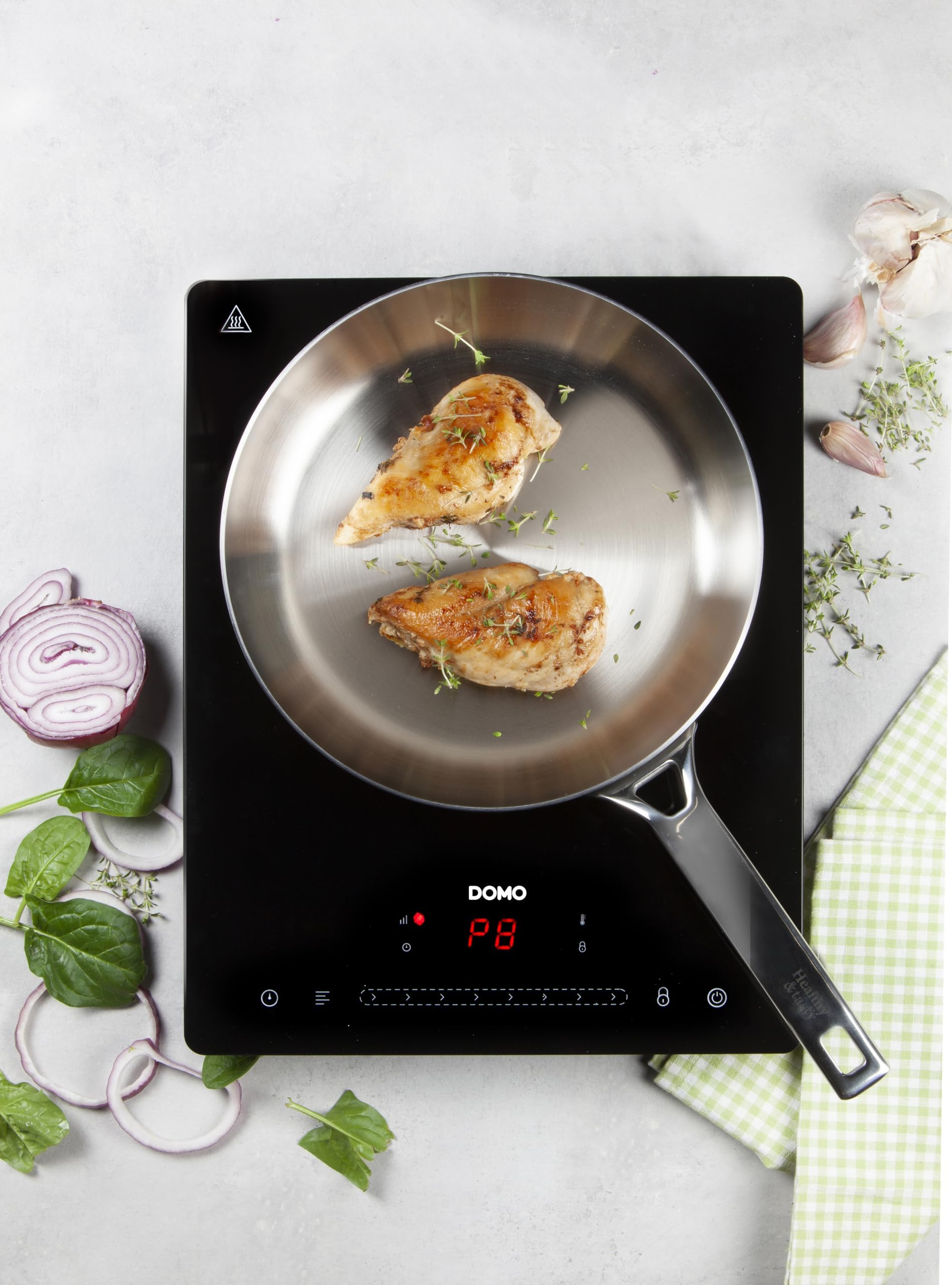 Domo DO332IP hob Black Countertop Zone induction hob 1 zone(s)