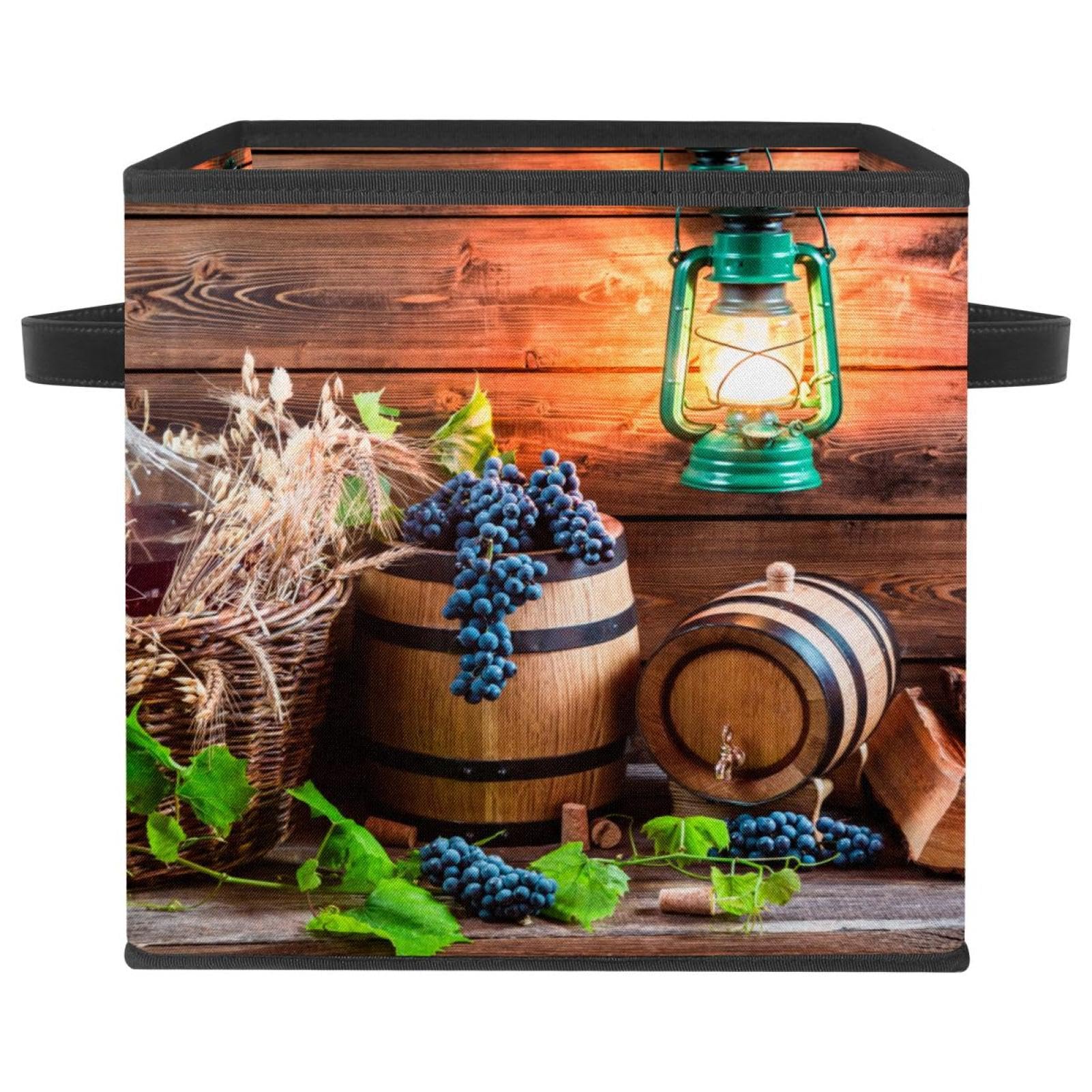 Boîte de rangement tissu pour placard de chambre et bac pliable pour vêtements et jouets