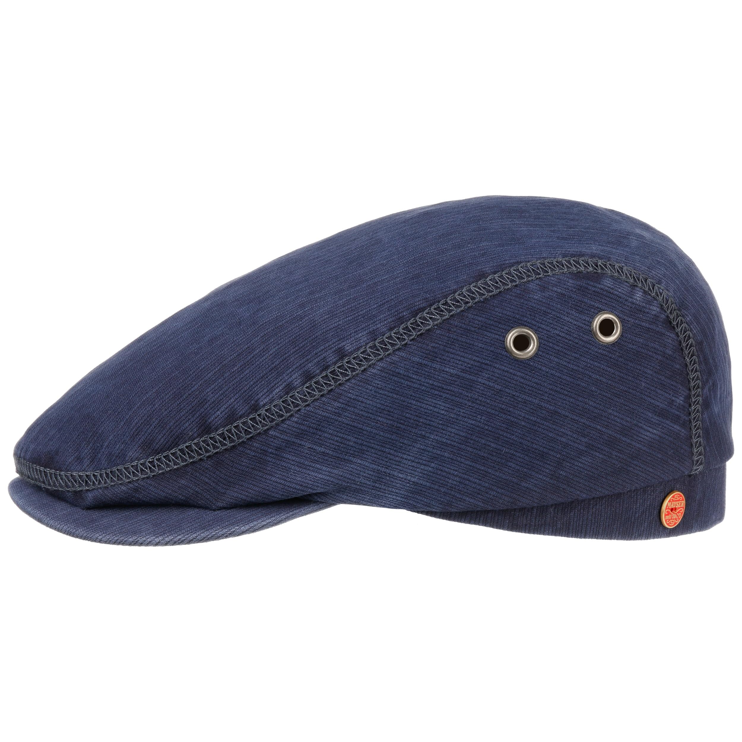 Mayser Franky Sun Protect Flatcap Schirmmütze 100% Baumwolle UV-Schutz Herren Sommer Made in EU