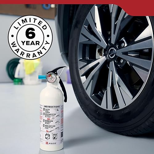 Vista 44 de Kidde Extintor automático para automóvil y camión, 10-B:C, 4 libras, extintor químico seco y extintor de incendios para el hogar, 1-A:10-B:C
