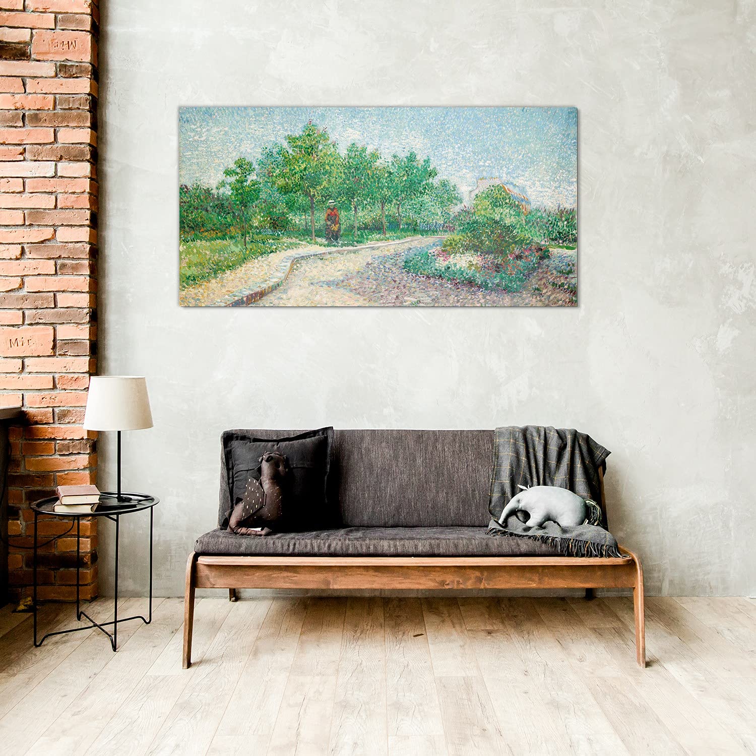 Coloray Pintura Vidrio Acrílico 100x50cm Sala De Estar Cocina Cuadro De Pared De Arte De Vidrio Acryl Mural - Árboles De
