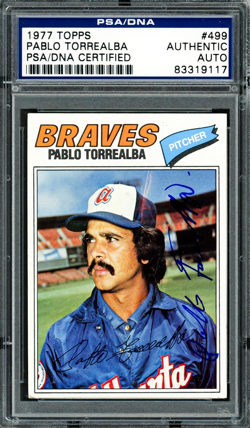 Pablo Torrealba Autographed 1977 Topps Baseball Card #499 PSA/DNA #83319117