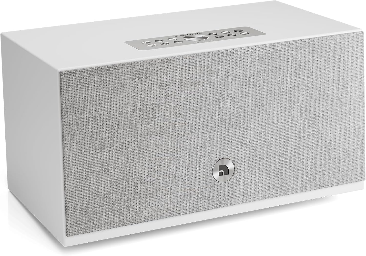 Audio Pro C10 MkII W – WiFi and Bluetooth Speaker, Multiroom, AirPlay 2, Google Cast, Spotify Connect - White