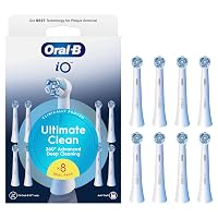 Oral-B Testine di Ricambio iO Ultimate Clean, Bianche