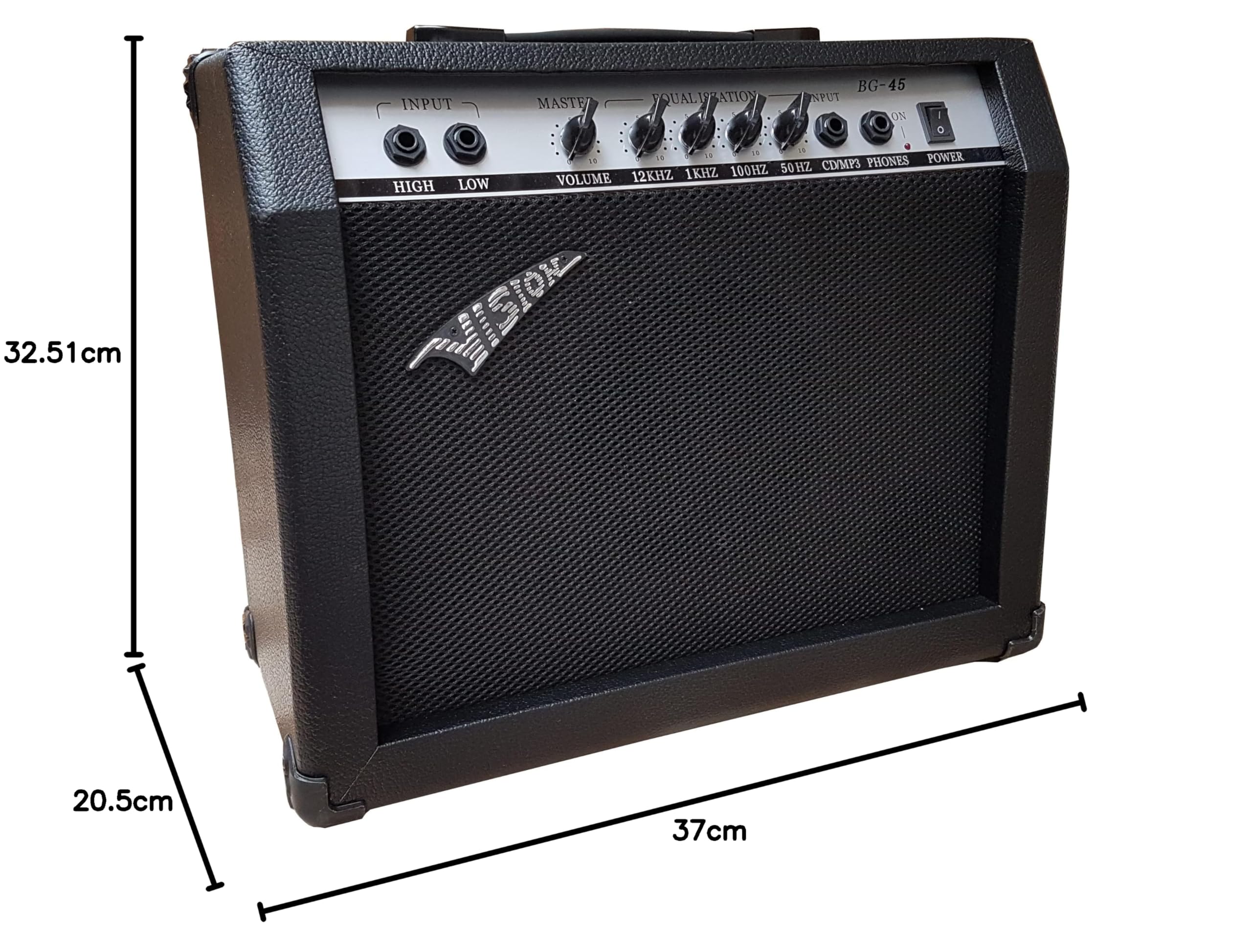 Vision MSA Amplificatore Basso Elettrico 50 Watt con Triple Input