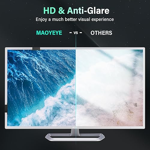 Miniatura 8 de [Paquete de 2] Pantalla magnética colgante de privacidad de computadora de 23.8 pulgadas para monitor de pantalla ancha de relación de aspecto 16:9,