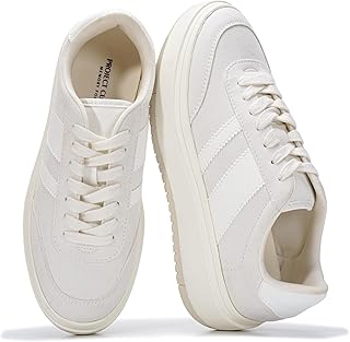 Project Cloud Platform Sneakers for Women - Lightweight Memory Foam Insole Womens Sneakers - Non-Slip Fashion Sneakers for Women Footwear - Women's Fashion Platform Shoes (Nita)