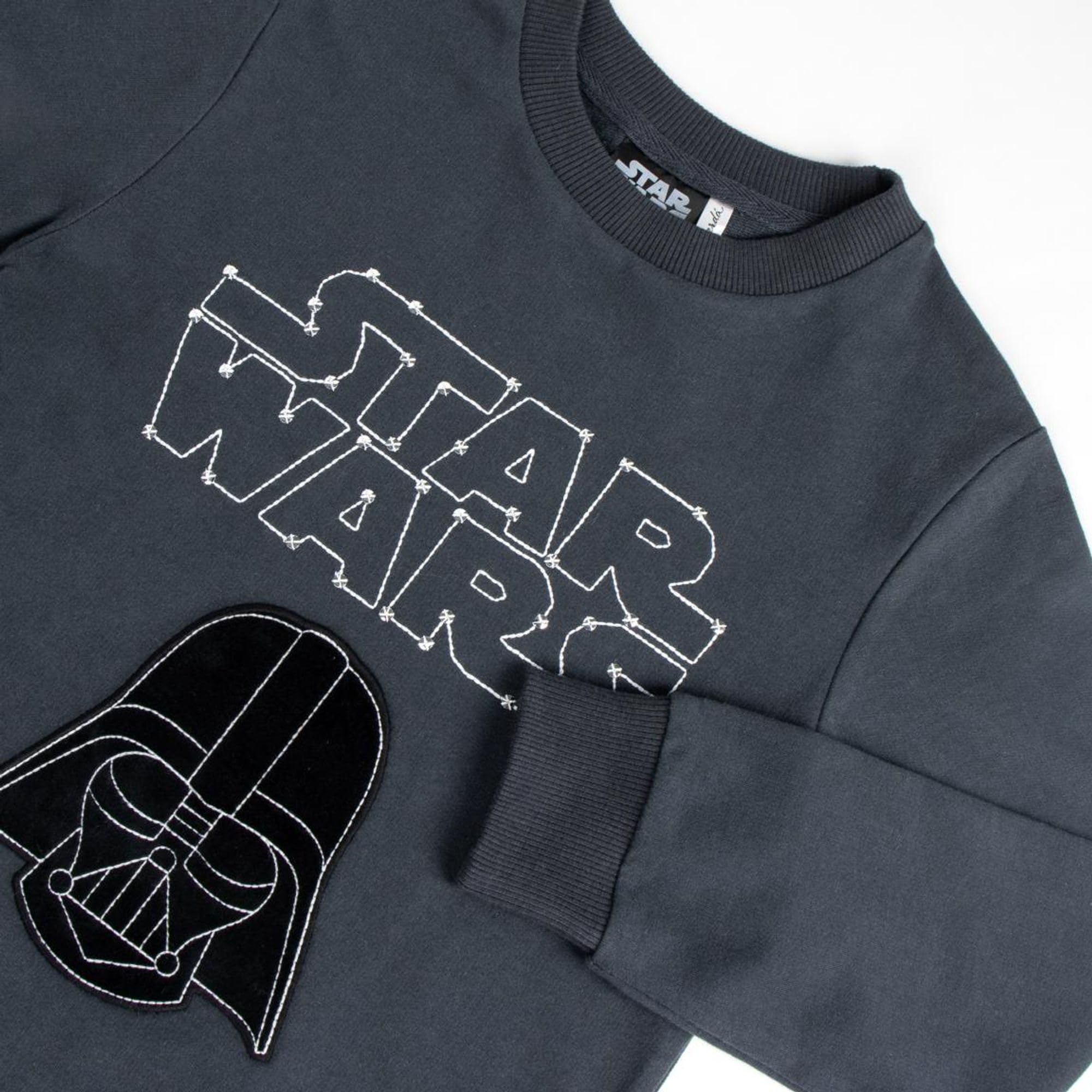 Star Wars Sudadera sin Capucha Niño Gris Oscuro - Marca EAN: 8445484519730 - Talla: 12 Años