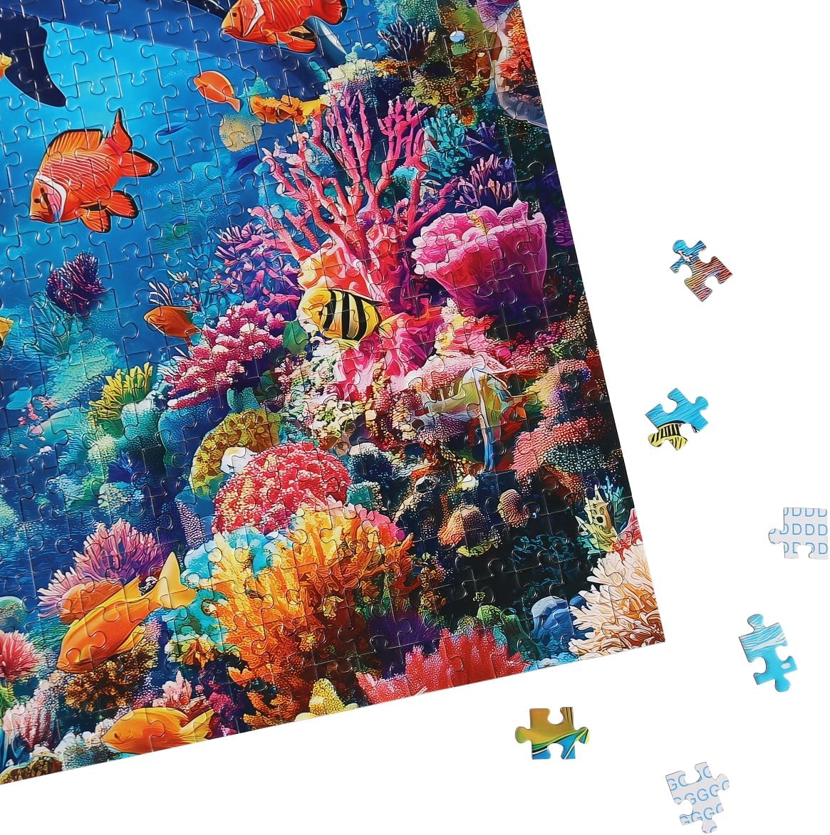 Moruska Underwater Puzzles 1000 Pieces for Adults Under The Sea Animal Jigsaw Puzzle Ocean Scene 1000 Piece