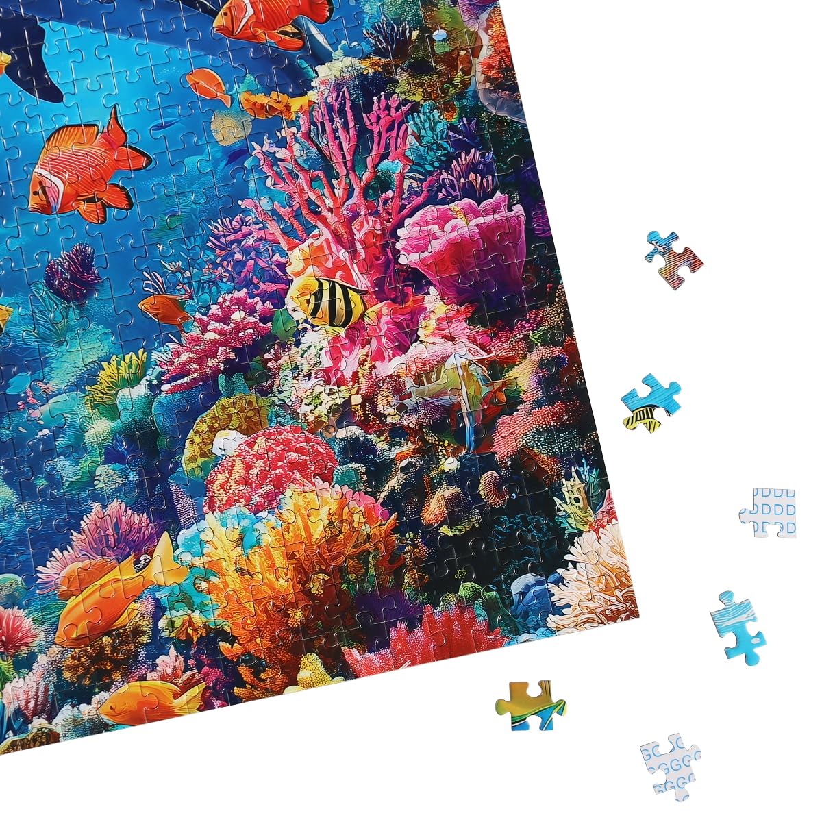 Moruska Underwater Puzzles 1000 Pieces for Adults Under The Sea Animal Jigsaw Puzzle Ocean Scene 1000 Piece - Image 7