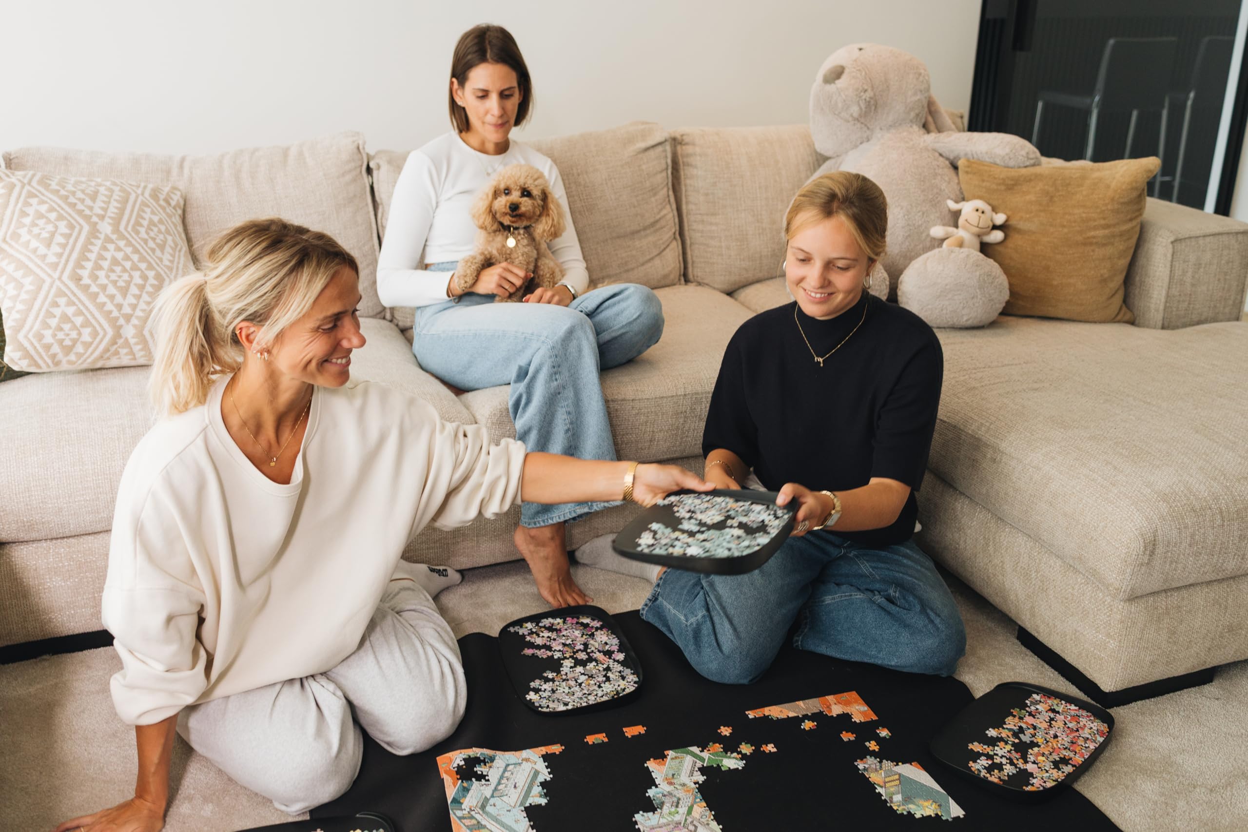 Puzzlup Vassoi Impilabili per Organizzare Puzzle