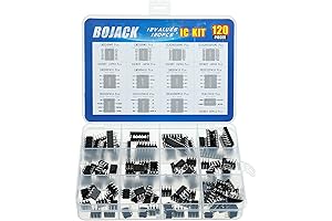 120 Pcs Op Amps, Timers, and Darlington Photocouplers Assortment Kit