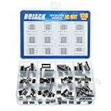 12 Values 120 Pcs Opamp Timer Darlington Phototcoupler LM324 LM339 ULN2003AN ULN2803APG LM358P LM386 LM393 NE5532P NE555P UA741CN JRC4558D PC817 IC Assortment Kit