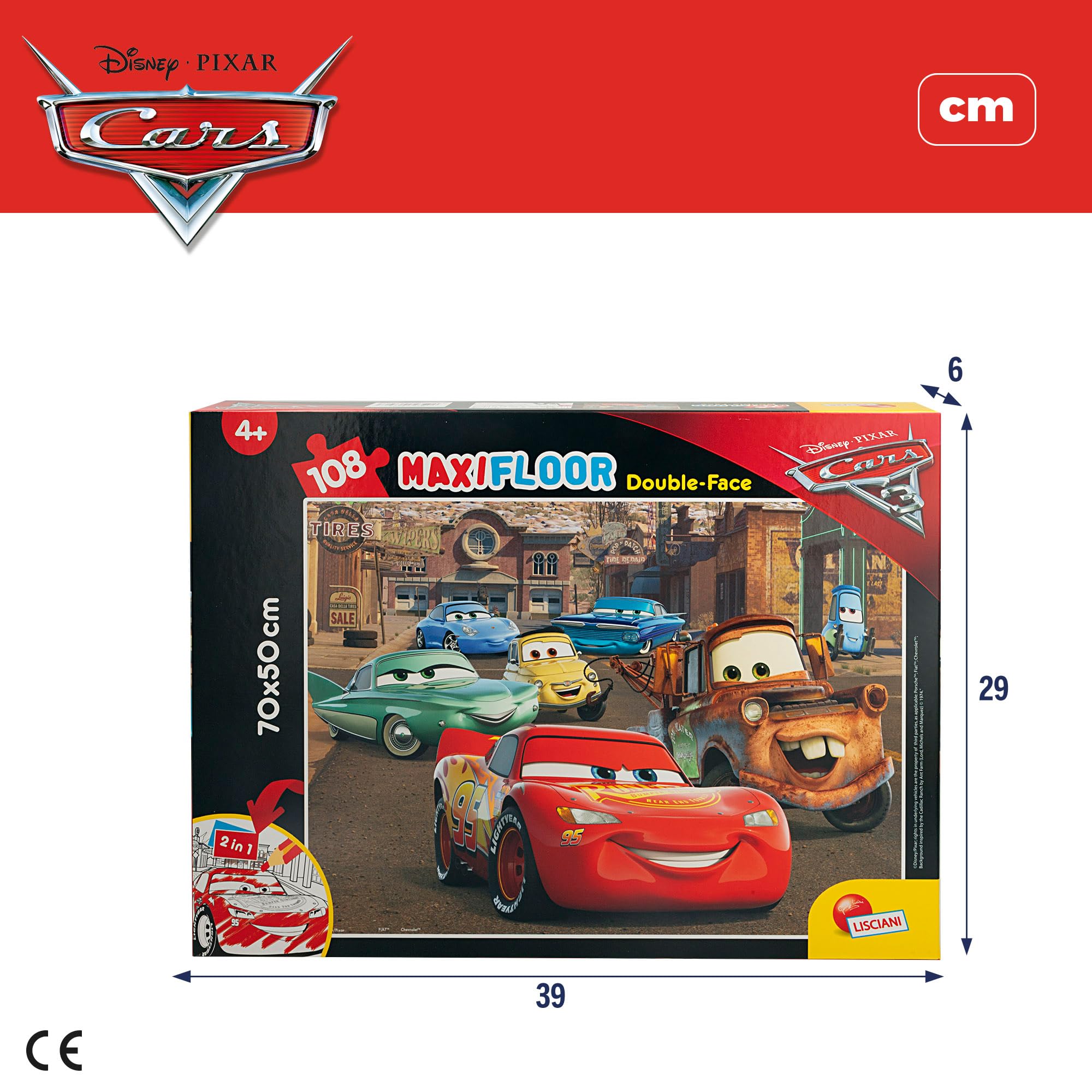 Amazon.com: Disney 63963 Puzzle Df Supermaxi Cars 3 Racer with 108
