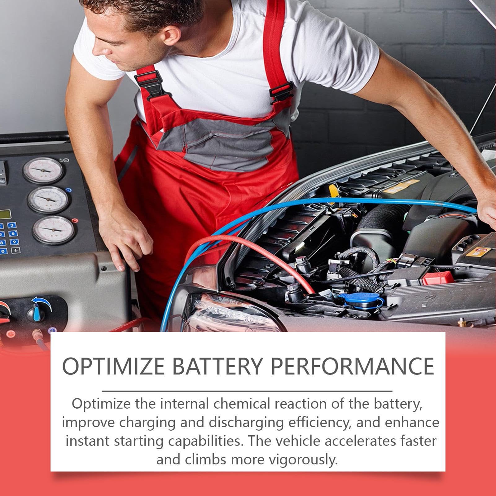 Liquide de réparation de Batterie de Voiture - Réparation de Batterie sûre et - Longue durée de Vie - - pour Voitures de Golf - Universel - 100 ML