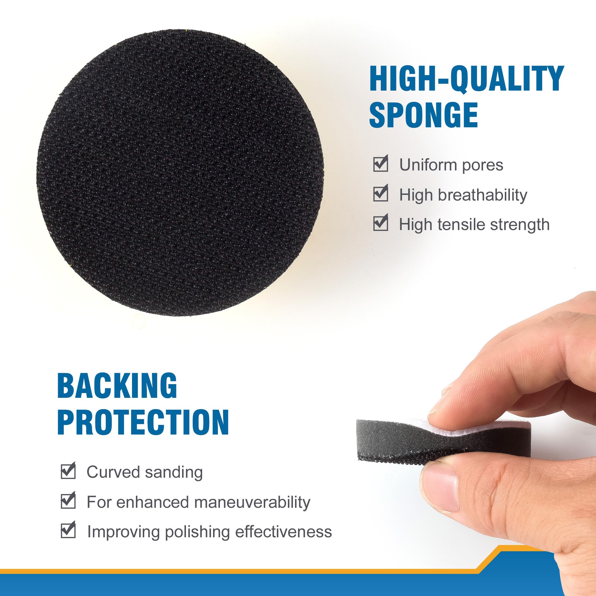 S SATC Sanding Pads - Wood Metal Glass -3
