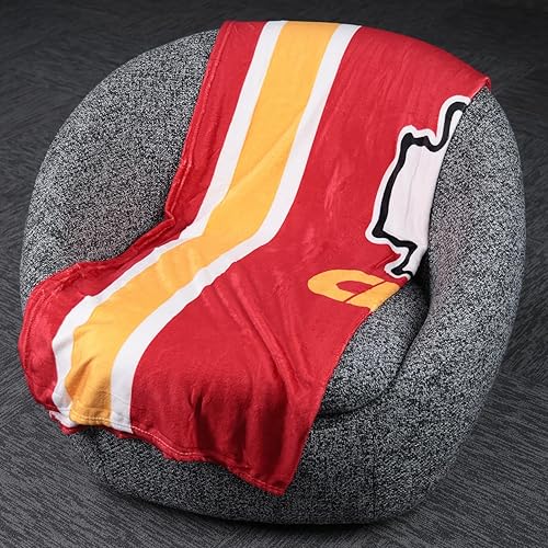 Miniatura 4 de FOCO NFL - Manta suave de felpa con micro raschel, 50 x 60 Kansas City Chiefs