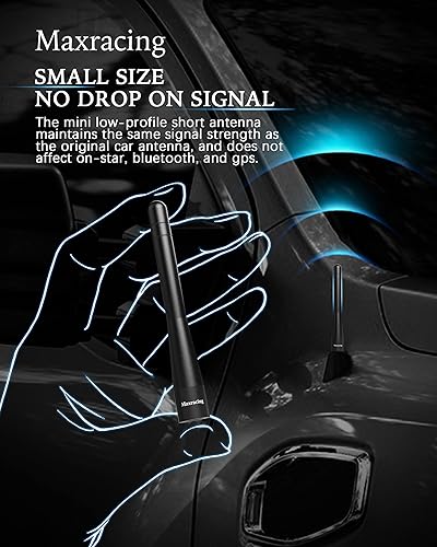 Miniatura 5 de Maxracing - Antena corta de aluminio compatible con Z3 y Z4 1995-2016