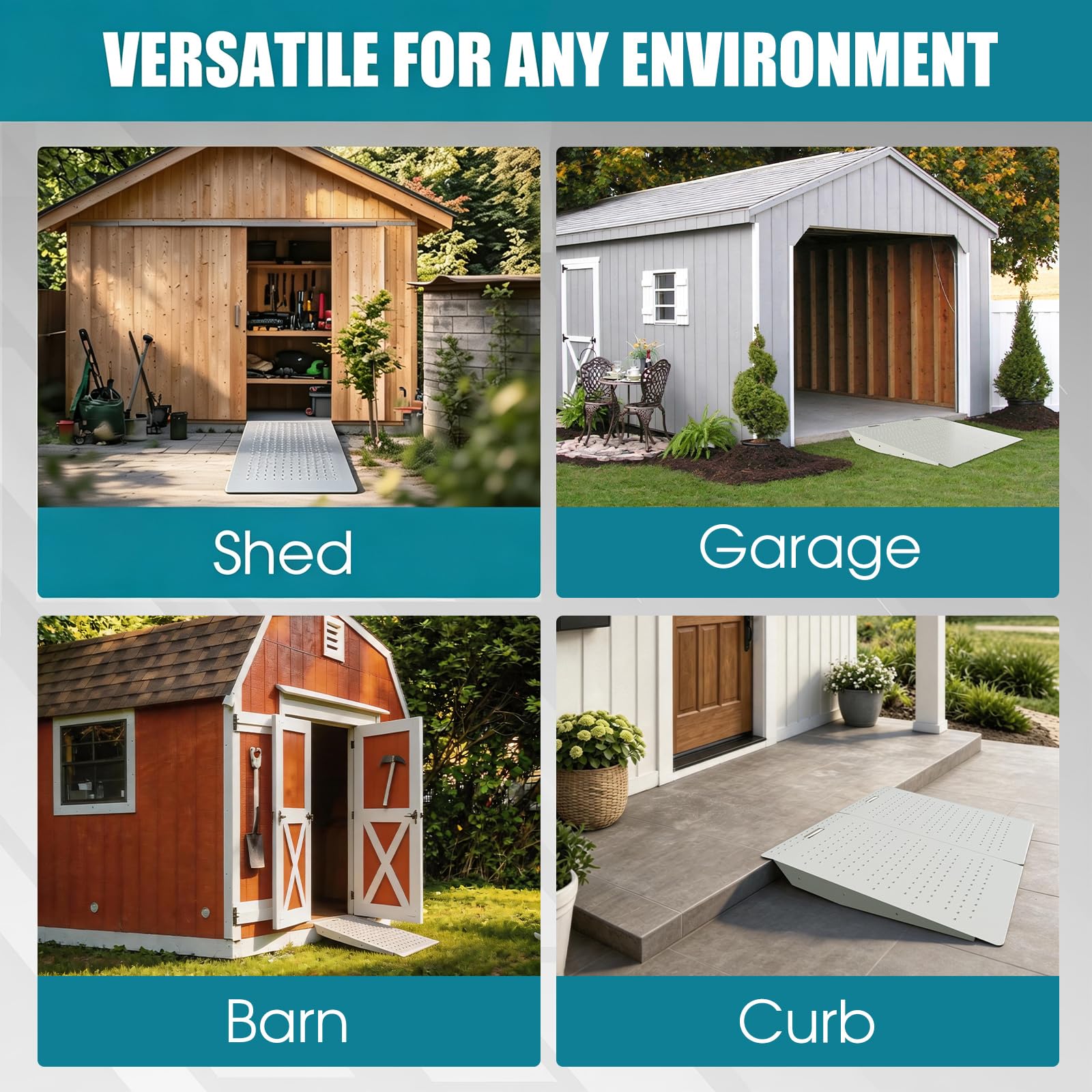 StellarStar Shed Ramp - Load Your Mower Easily -7