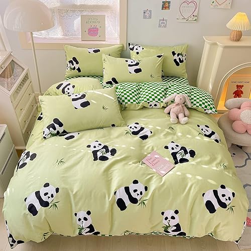 Miniatura 8 de BlueBlue Juego de funda de edredón para niños, ropa de cama 100% algodón para niños, niñas, adolescentes, cama individual, estampado floral de