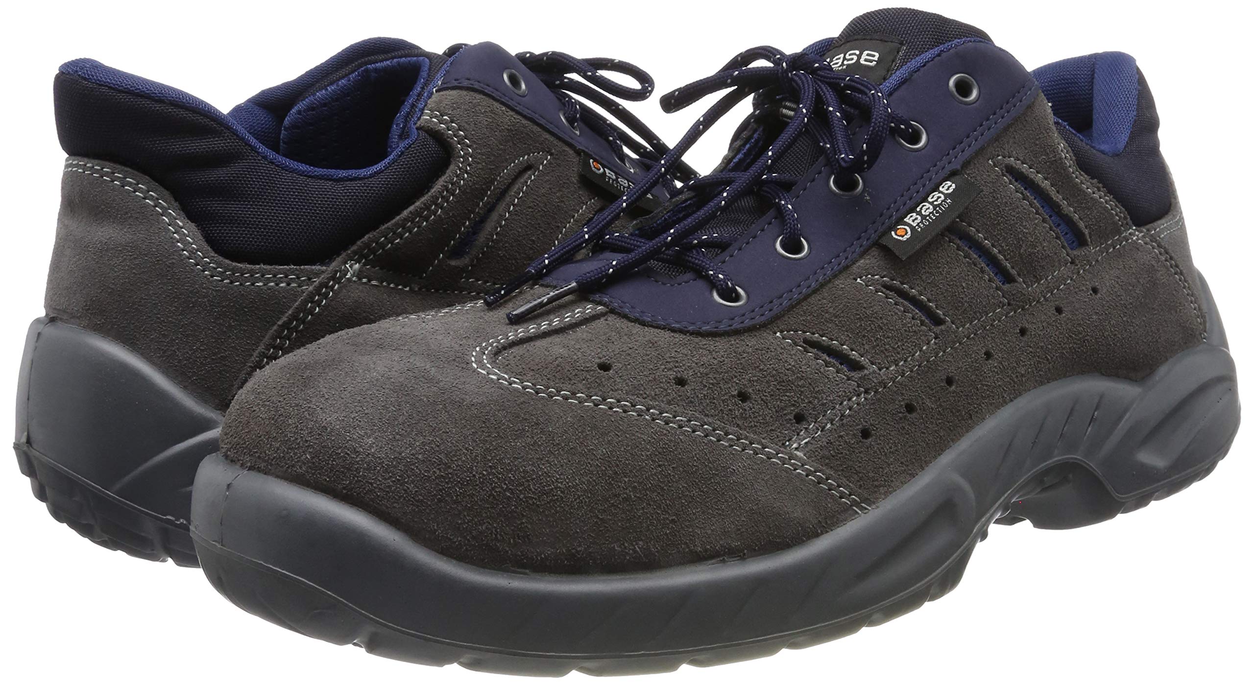 BASE Protection Colosseum S1P SRC Zapato de Seguridad, Talla: 49, Color: Gris/Cobalto, B0163GCR49
