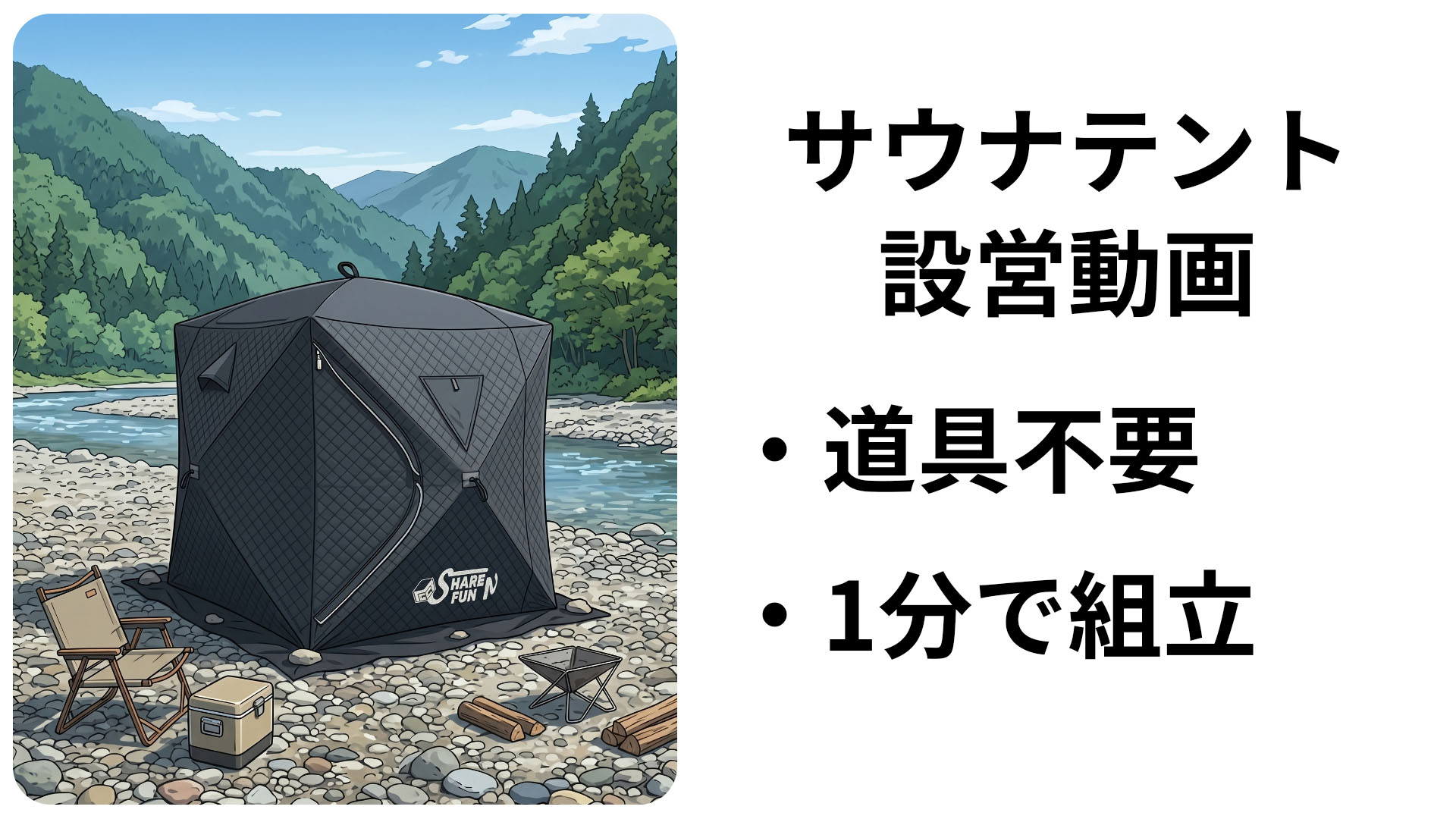 Amazon.co.jp: MGC JAPAN TRADE サウナテント テントサウナ サ活始める
