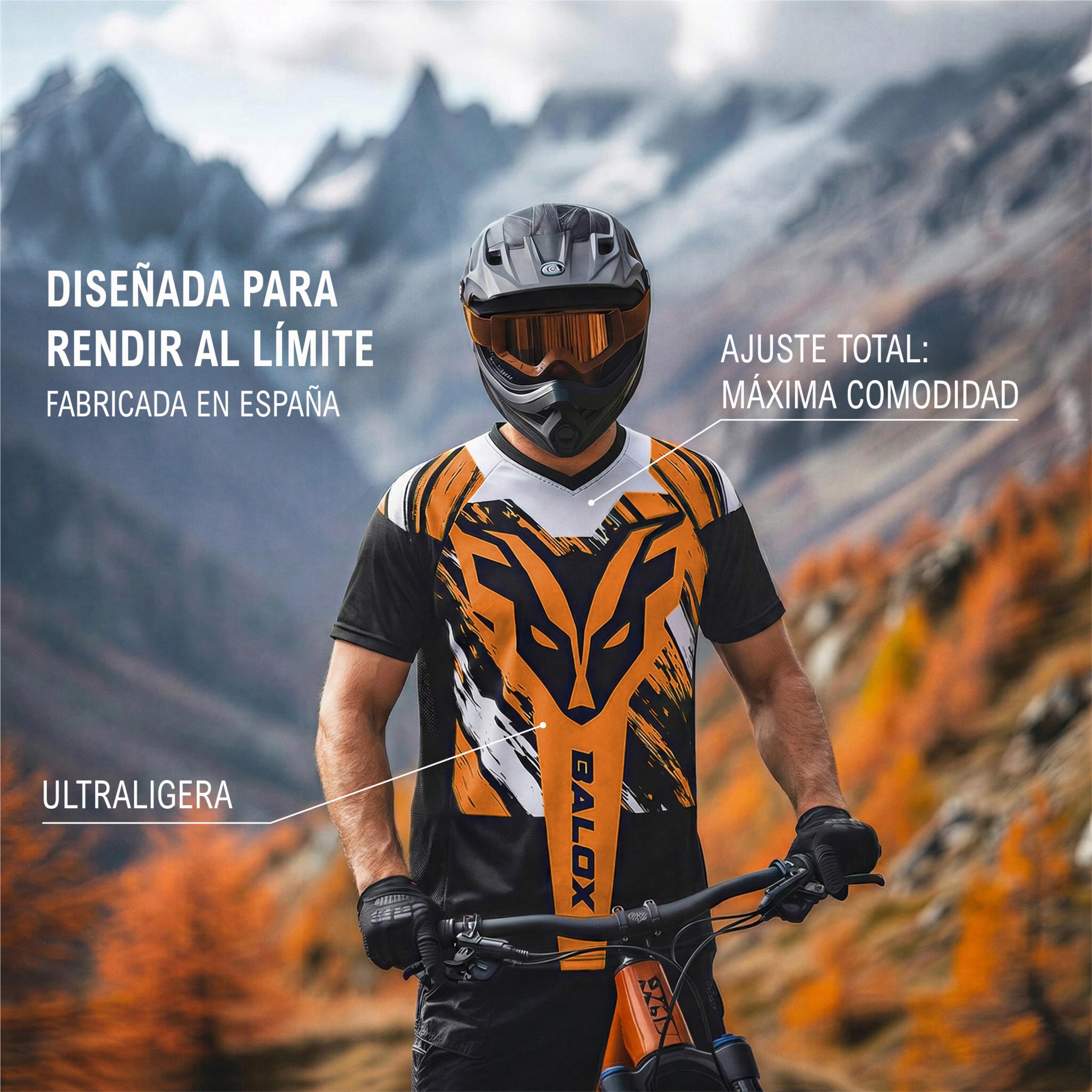 Camiseta Enduro MTB de Manga Corta Unisex - Tejido Técnico DUALFLOW de Alta Resistencia con Bolsillo Lateral - Máximo Confort y Transpirable