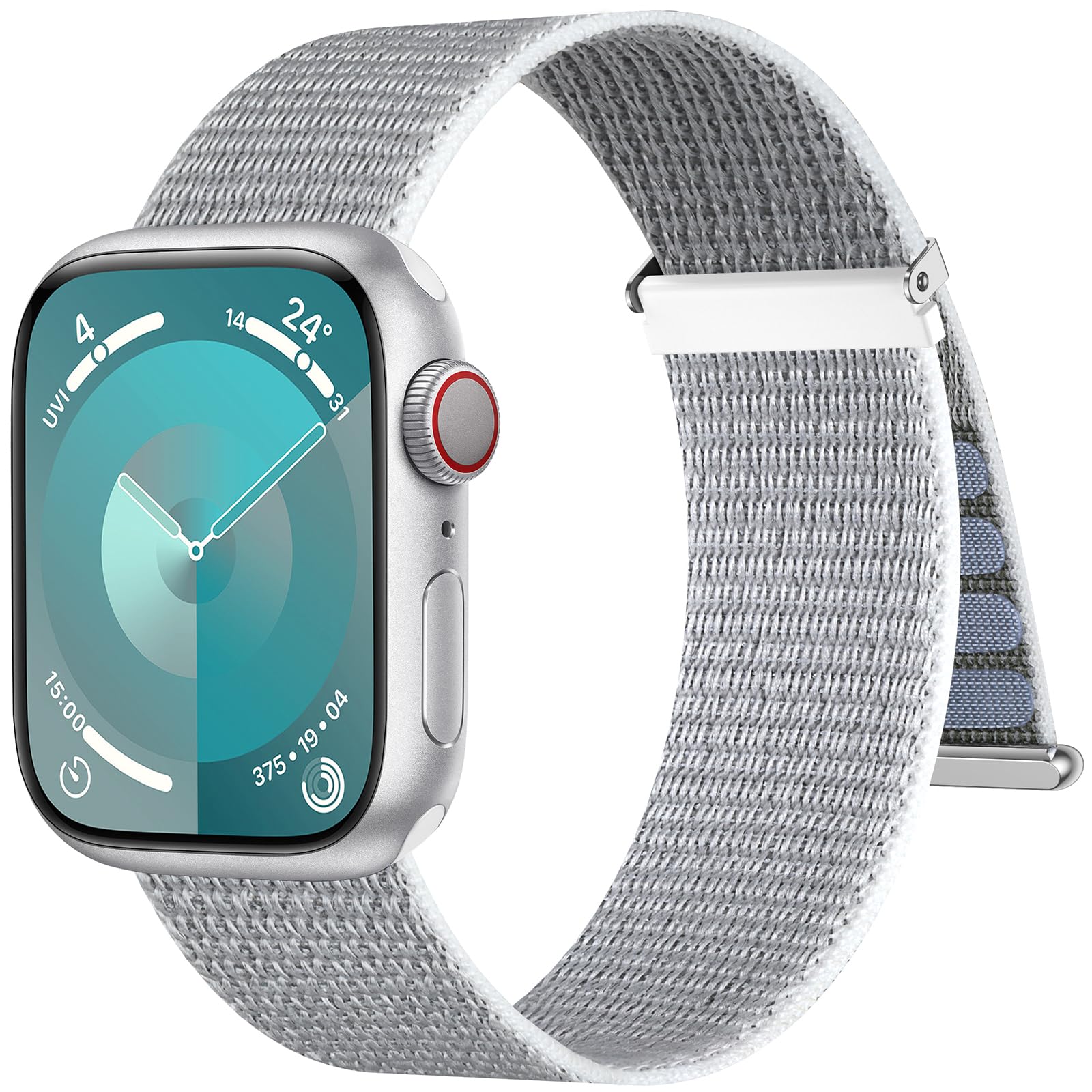 Higgs Nylon Cinturini Compatibile con Cinturino Apple Watch 49MM 45MM 44MM 42MM 41MM 40MM 38MM,Donna Uomo Cinturino Sportivi Nylon per iWatch Ultra 2 Series 9 8 7 6 5 4 3 2 1 SE,Regolabile