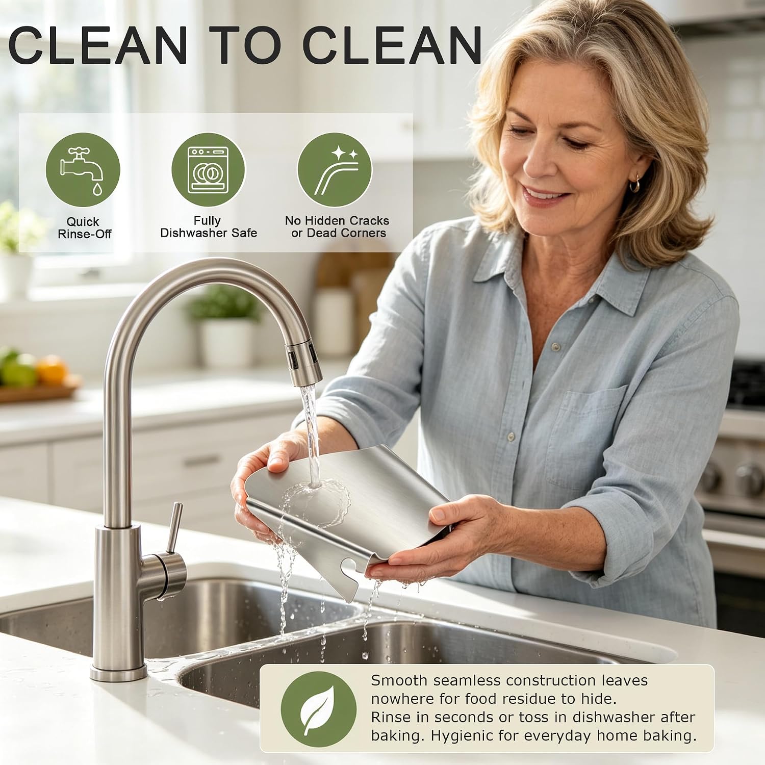 Pouring Chute Compatible with KitchenAid Stand Mixer Metal Bowls