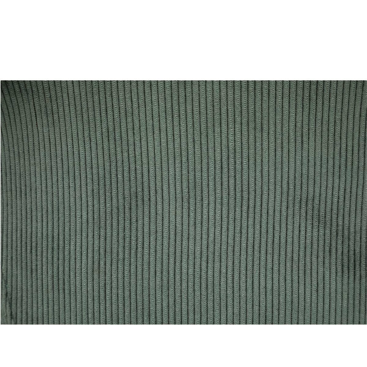 Chaise à accoudoirs pour Enfant en Velours Vert Kaki côtelé H 56 cm - Atmosphera