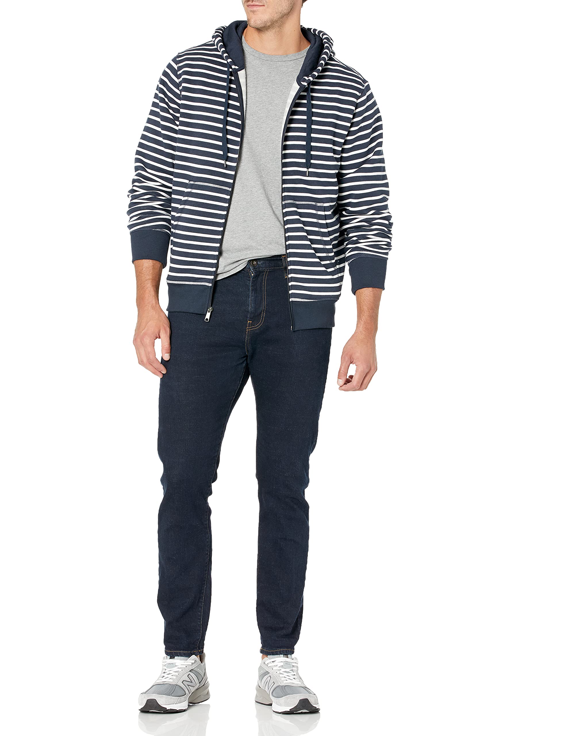 Amazon Essentials Felpa con Cappuccio e Cerniera Integrale in Pile (Disponibile nelle Taglie Big & Tall) Uomo