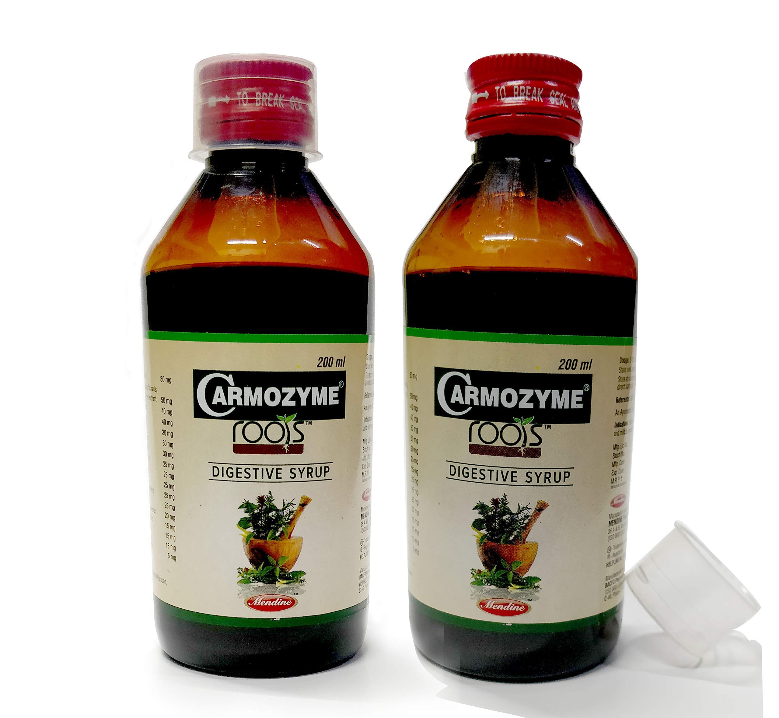 Mendine Pharmaceuticals Pvt. Ltd. Carmozyme Roots -Ayurvedic Digestive Syrup (Pack of 2) (B07RXVB1MG) Amazon Price History, Amazon Price Tracker