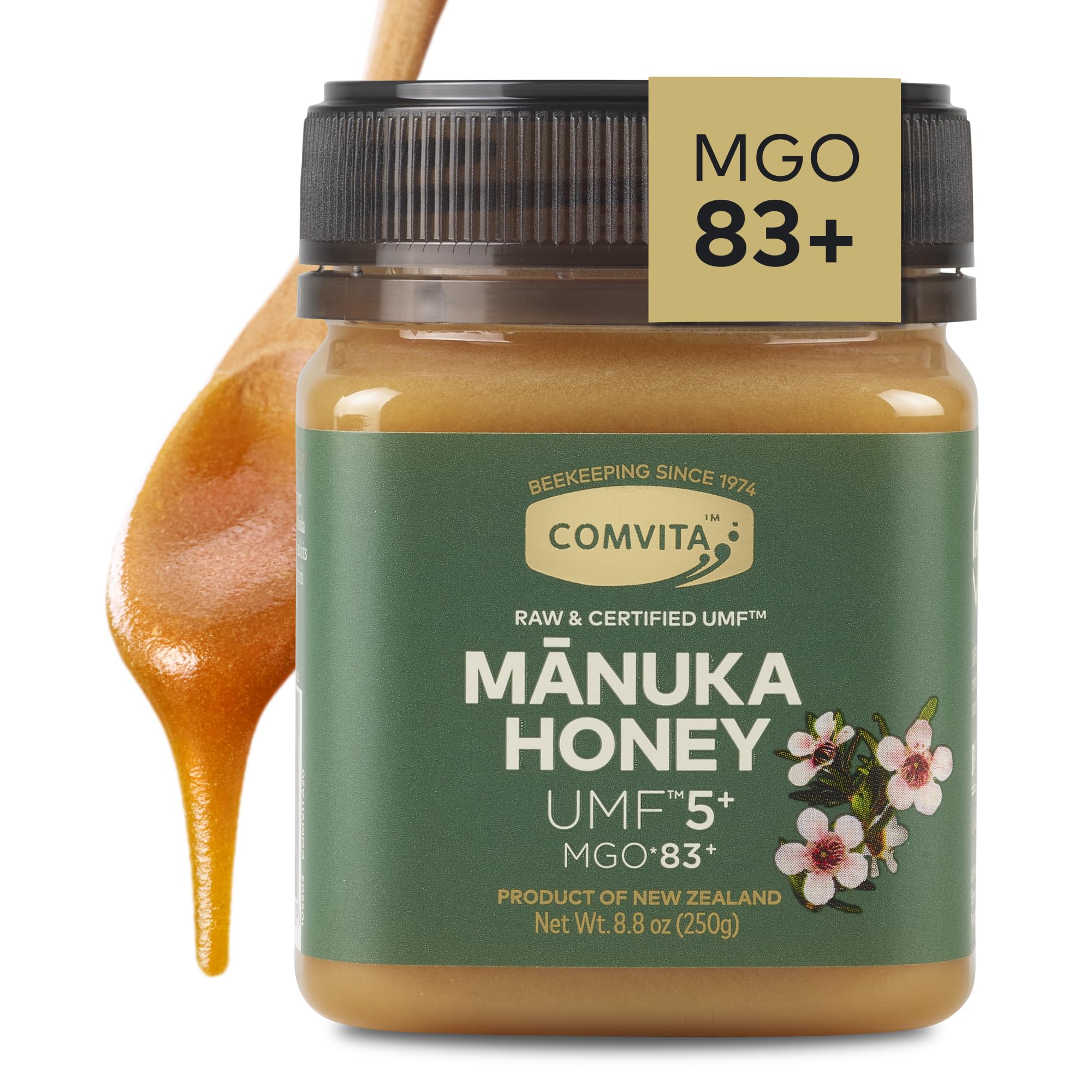 コンビタ マヌカハニー COMVITA MANUKA HONEY 5+ 250g Comvita - UMF®5+ Manuka Honey - 250g : Amazon.ca: Grocery