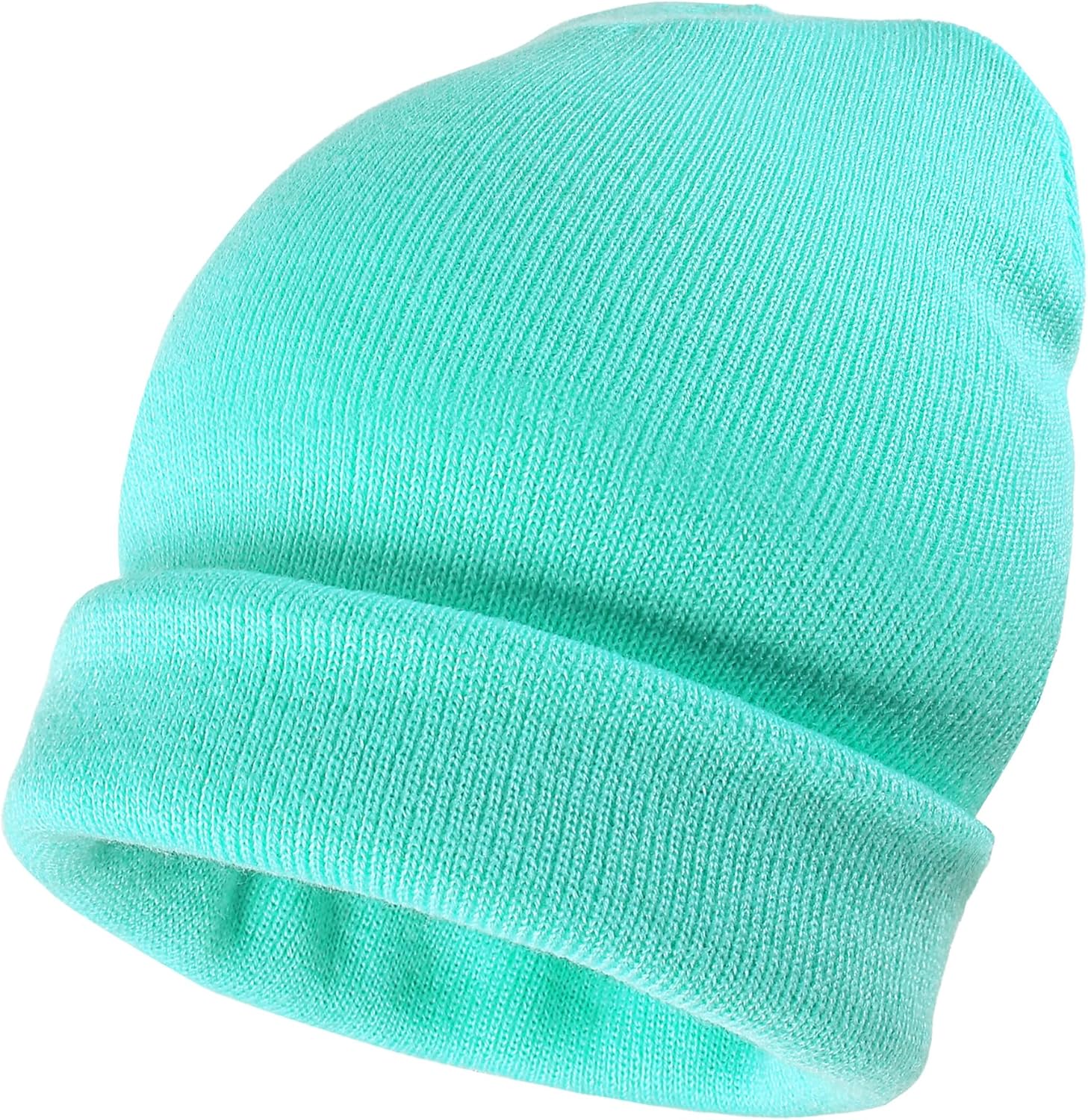 Gelante Men Women Warm Knit Cuffed Plain Beanie Hat Skull Cap. - Image 2