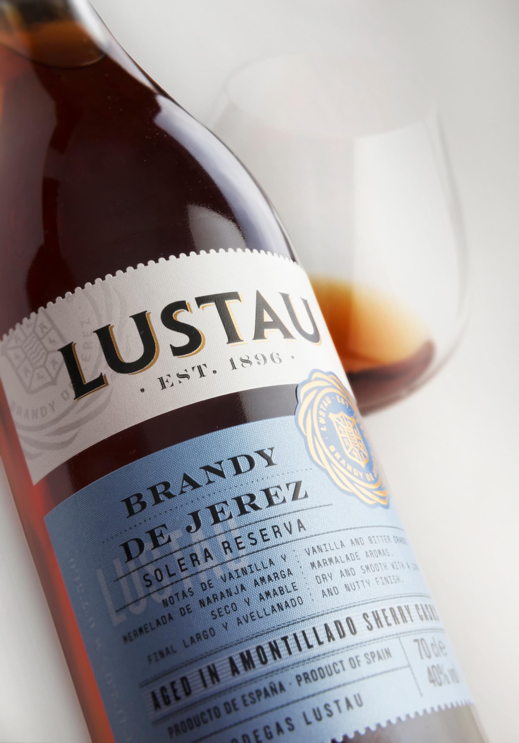 Lustau Brandy Solera Reserva - Brandy de Jerez 40% vol. (1 x 0.7 l)
