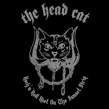 ROCK N' ROLL RIOT ON THE SUNSET STRIP (SILVER VINYL) por The Head Cat, capa do álbum