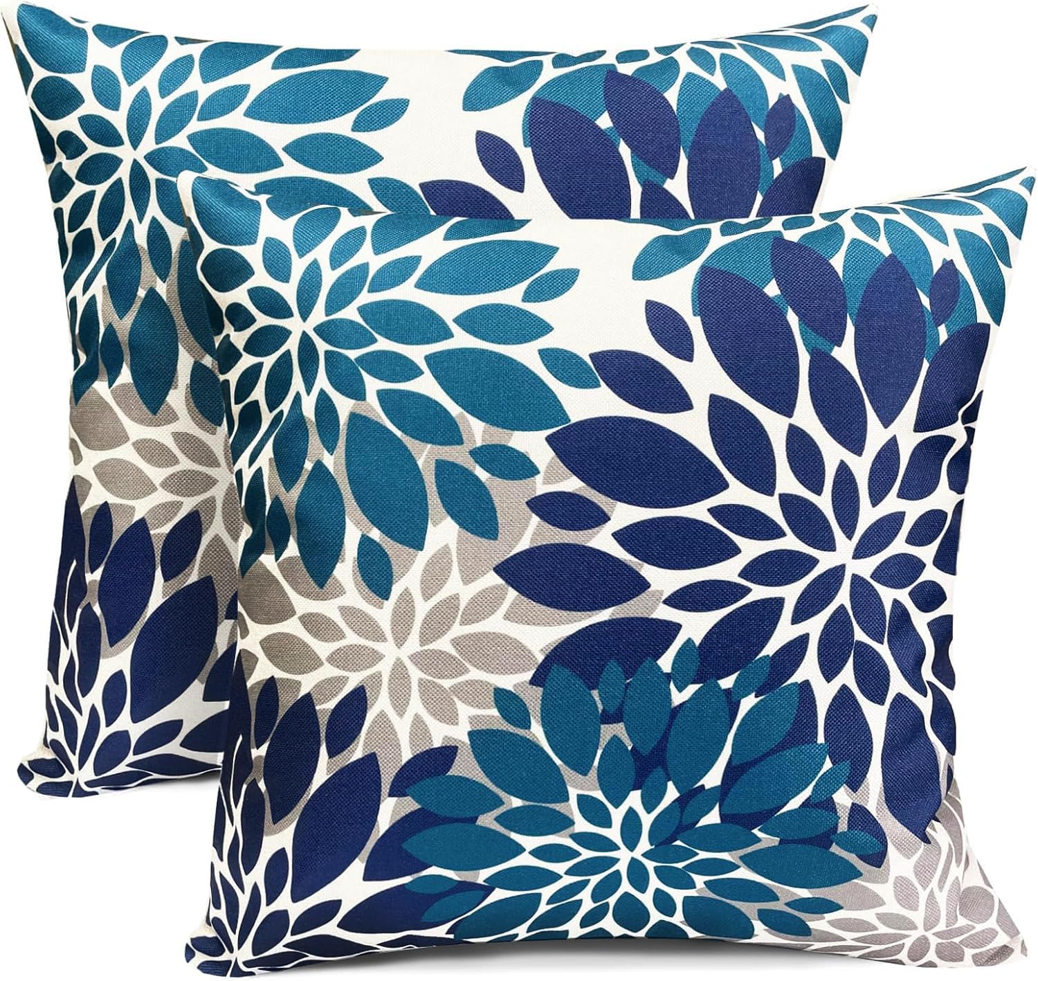 RYSMIYOU Throw Pillow Covers 18x18 Inch Decorative Pillow Covers