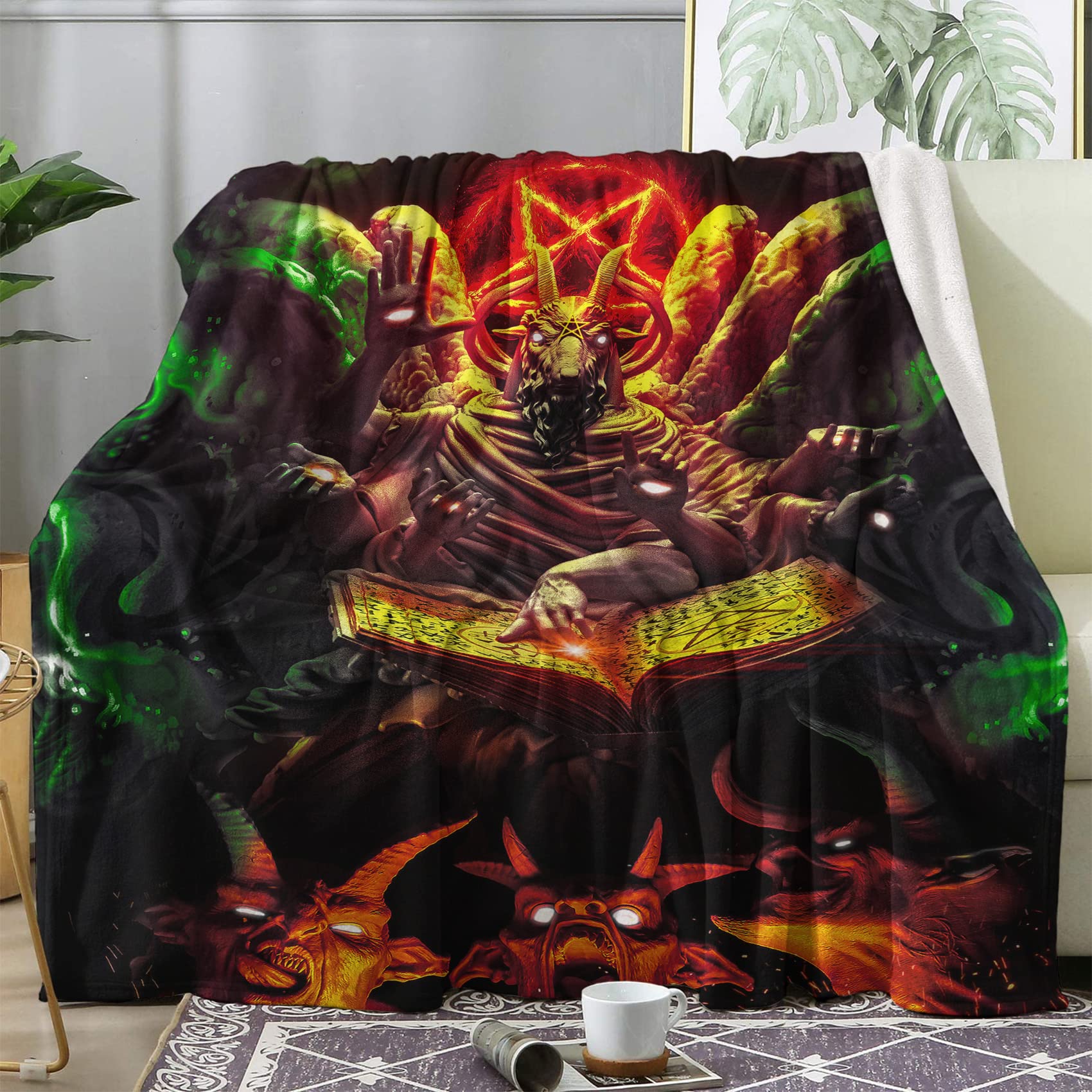 Plaids pour Canapé et Lit Gothique Grand Modèle Moelleux Hiver