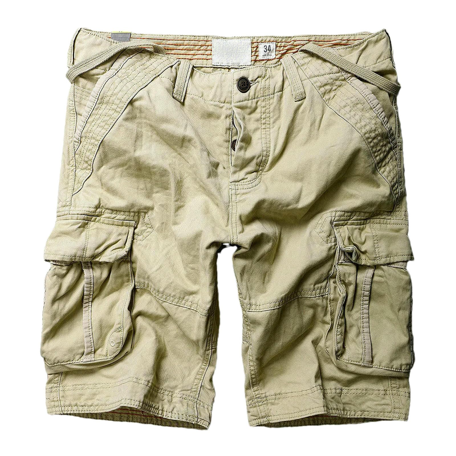 Uomo Camouflage Cargo Casual Pantaloncini di Cotone Maschio Estate Pantaloncini da Lavoro Uomo Militare Tasche Multiple Pantaloni Corti
