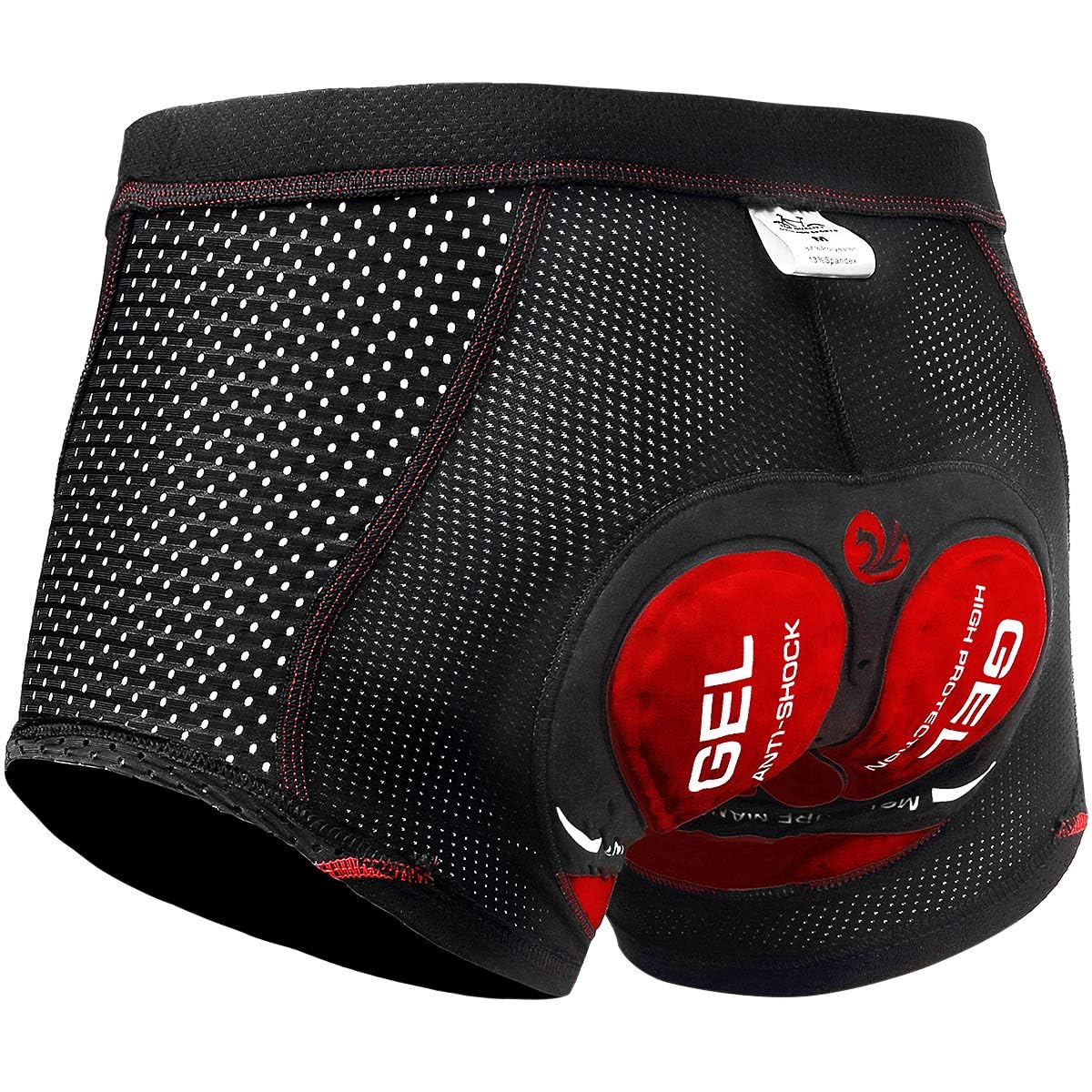X-TIGERMen's Cycling Underwear Shorts 5D Padded Gel,MTB Biking Shorts Pants with Breathable,Adsorbent Design