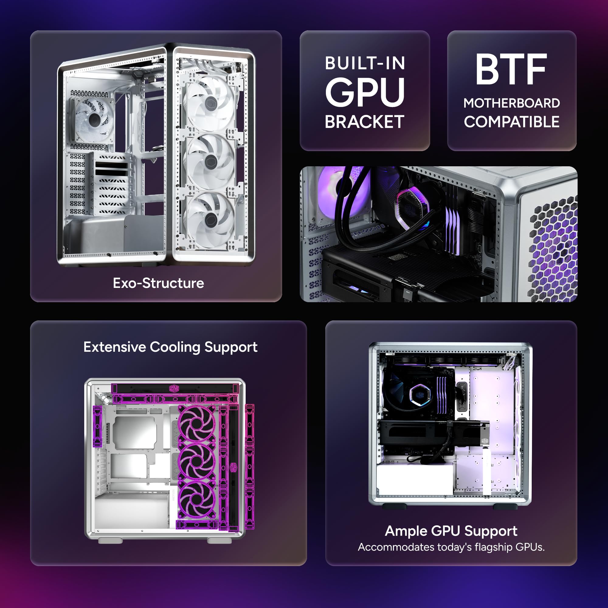 Amazon.co.jp: Cooler Master MasterFrame 600 シルバー FreeForm 2.0