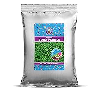 Vista 1 de Buddha Bubbles Boba - Té verde de 5 minutos (matcha) Boba/perlas de té de burbujas (2.2 libras / 2.2 lbs)