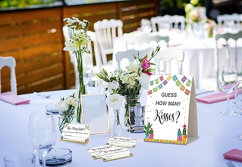 Miniatura 3 de Juego de despedida de soltera con texto en inglés How Many Kisses, decoraciones de despedida de soltera, juegos populares de despedida de soltera,