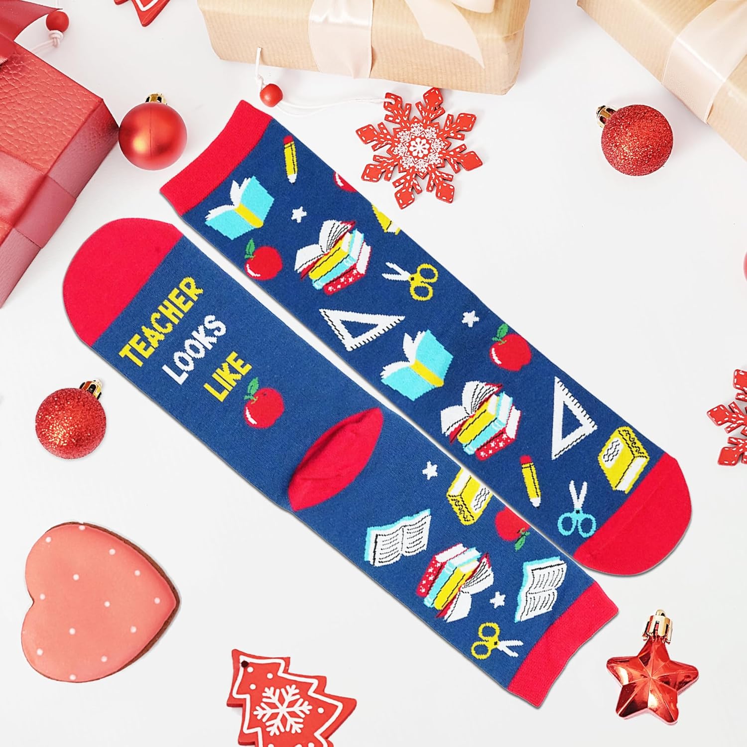 ZAGKOO Gifts for Teachers, Nurses, Bosses, Coaches - Funny Novelty Socks for Men, Women - Christmas, Thank You Gift Ideas - Image 3